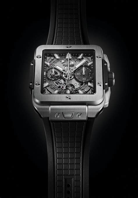 hublot square face|hublot square bang watch.